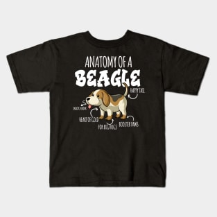 ANATOMY OF A BEAGLE Kids T-Shirt